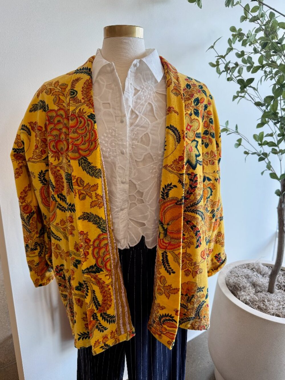 Eleanor James Velvet Lounge Jacket